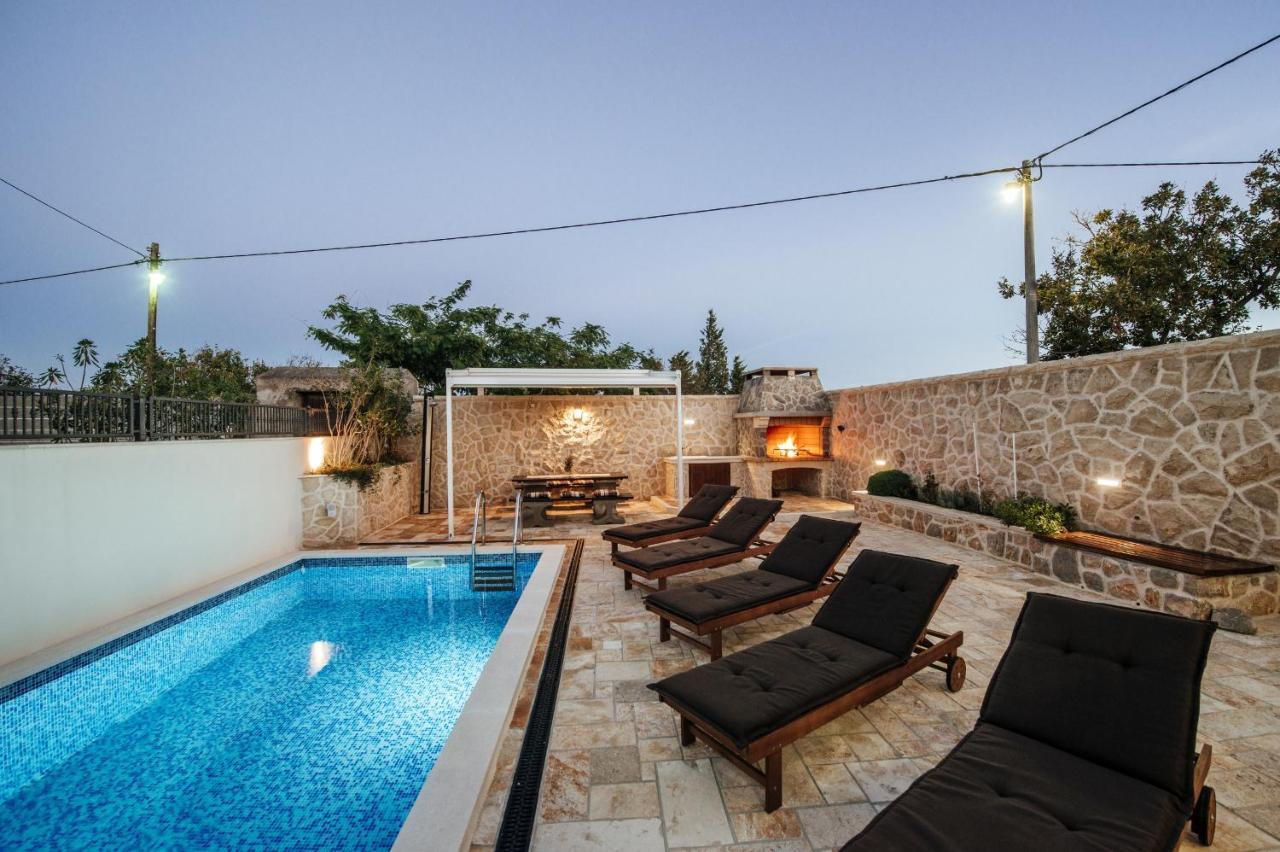 Villa Castello Coza Zadarvillas Vinjerac Exterior foto